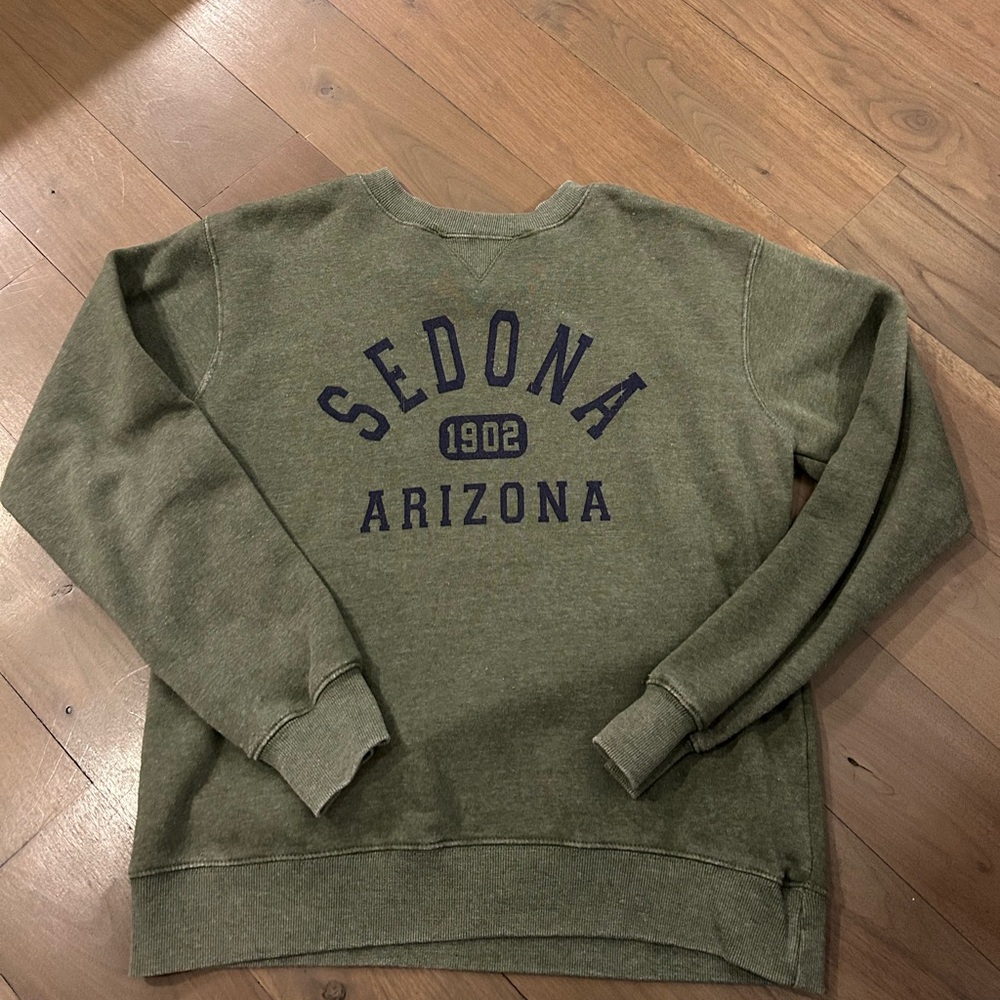 Sedona Arizona Green Sweater